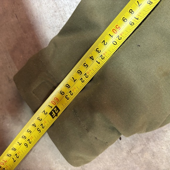 True Vintage OG107 1970s Cold Weather Coat Medium Long US Army M65 Green Vietnam - Picture 7 of 10